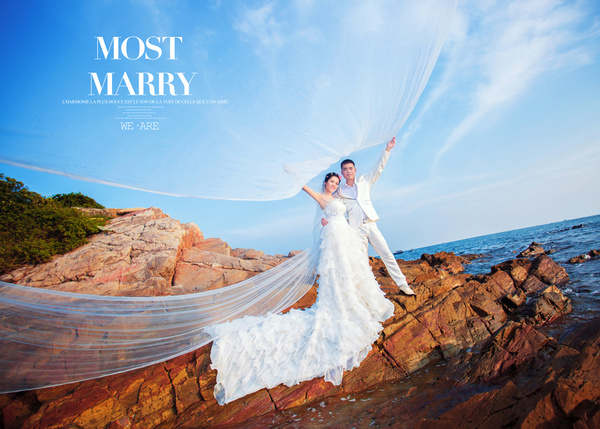 【北海薇薇新娘婚纱摄影】遇见最美的海