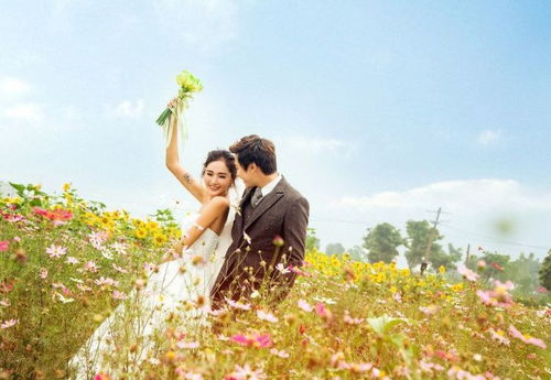 全国薇薇新娘婚纱摄影广州 花海仙湖