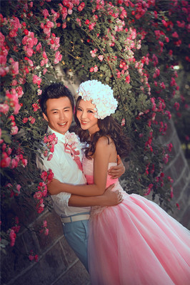 【爱在薇薇新娘--青岛,蔷薇花开摄影图片】人像摄影_太平洋电脑网摄影部落